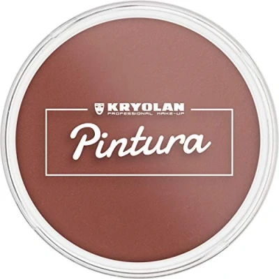 Abbildung von Kryolan Pintura Water Color Schminke 25ml, Farbe: Choc, Waschbar, Vegan, ohne Parfüm, Parabene, Glutenfrei ideal für Kinder, Party, Karneval, Fasching &amp; Halloween