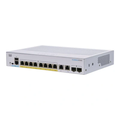 Abbildung von Cisco Switch Business 250 Series 10 Port 1GbE 45W PoE smart managed