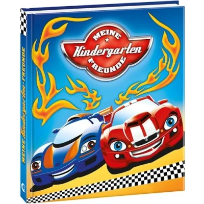 Abbildung von Meine Kindergarten Freunde (Autos): Freundebuch, Eintragbuch, Poesiealbum für Kinder ab 6 Jahre (Eintragbücher)