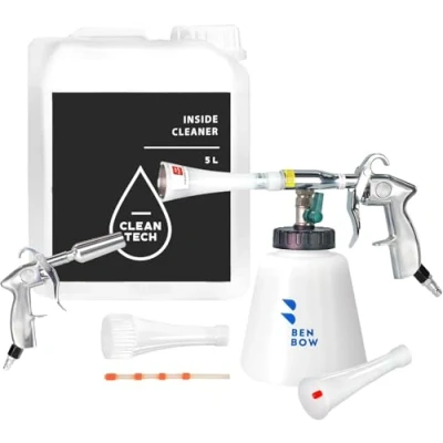 Abbildung von BenBow Reinigungspistole für Fahrzeuginnenraum Cleantech Inside Cleaner Druckluft Ausblaspistole 050 Profi Reinigungsset Autoaufbereitung