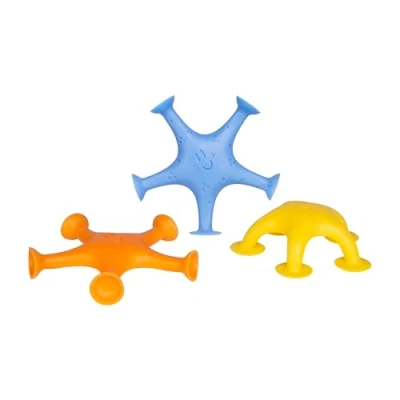 Abbildung von Ubbi Starfish Stretch And Suction Bath Toys, Baby Accessory, Water Toys For Toddler Time, Fun Set Of 3