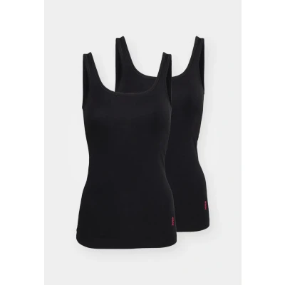 Abbildung von HUGO TWIN VEST Unterhemd/shirt, Damen, Größe: Large, Black