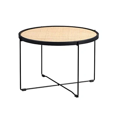 Abbildung von M2 Kollektion Beistelltisch, Metall, Braun, Schwarz, Liam