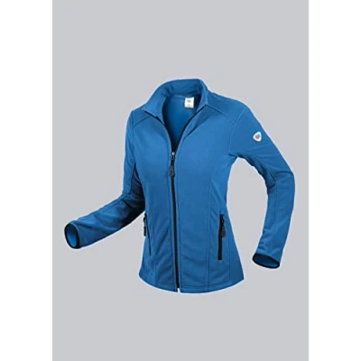 Abbildung von BP 1693 641 0116 2XL Fleece Jacke für Frauen, Stehkragen und Arm Hebesystem, 275,00 g/m² 100% Polyester, azurblau,