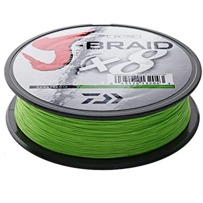 Abbildung von Daiwa J Braid X8 0.24mm 150m chartr. Geflochtene Schnur
