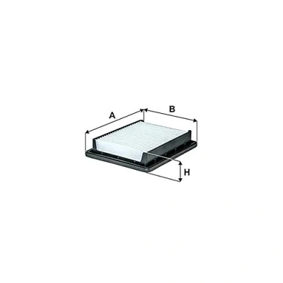 Abbildung von MAGNETI MARELLI 153071762381 Luftfilter 35 133 215 Filtereinsatz HYUNDAI: i10 I, KIA: Picanto II