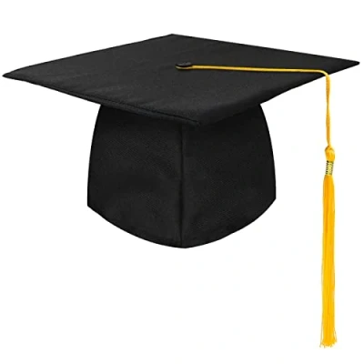 Abbildung von KEELYY Doktorhut Abschluss Hut Unisex, Graduation Cap Verstellbar Bachelor für Abschlussfeiern vom Studium, Universität, Hochschule, Abitur Absolventenhut 4 Farbe (YELLOW 1)