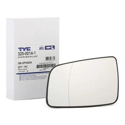 Abbildung von TYC 325 0014 1 Außenspiegelglas links OPEL: Astra G Caravan, Cabrio, Limousine