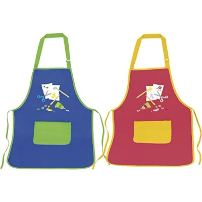 Abbildung von BRUNNEN unisex Kinder Malschürze rot/gelb, blau/grün