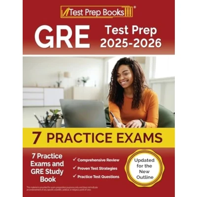 Abbildung von GRE Test Prep 2024 2025: 7 Practice Exams and Study Book [Updated for the New Outline]