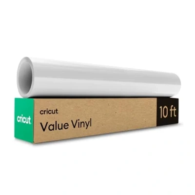 Abbildung von Cricut® Value Permanentes Vinyl, 30,5 x 3 m, Weiß