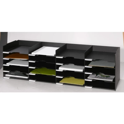 Abbildung von PAPERFLOW Sortierstation DIN A4+ 20 Fach schwarz