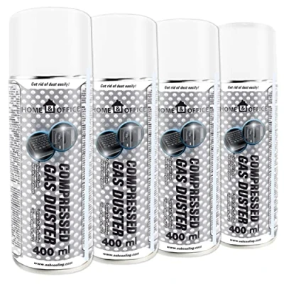 Abbildung von Reinigungspray 4X 400ml AABCOOLING Home&amp;Office Druckluftspray Gas Duster K3, Reinigungsgeräte, Büromaterial, Luft Spraydose