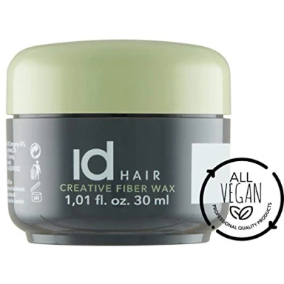 Abbildung von Id HAIR Creative Fiber Wax Faser wachs Starker und flexibler Halt Mattes Finish Geeignet für kurzes bis mittellanges Haar 30 ml (1er Pack)