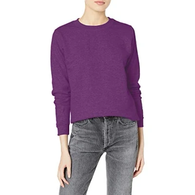 Abbildung von Gildan Damen Fleece Rundhalsausschnitt, Stil G18000fl Sweatshirt, aubergine, X Large