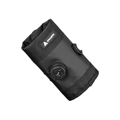 Abbildung von Change Granite Design Quiver Roll up Satteltasche mit Ratschenverschluss Schwarz