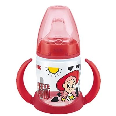 Abbildung von NUK Disney Pixar Toy Story First Choice Learner Bottle Trinklernflasche, 6 18 Monate, 150 ml, Jessie