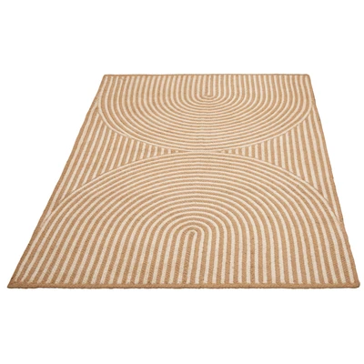 Abbildung von my home Teppich &quot;Naturala, Jute Teppich, handgefertigt&quot;, rechteckig, reines Naturprodukt, Jute, Boho, Wendeteppich, Wohnzimmer, Esszimmer
