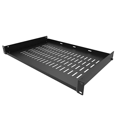 Abbildung von Jingchengmei 1U zerlegtes, belüftetes freischwingendes Server Rack Regal, 305 mm Tiefe für 48,3 cm Netzwerk /AV Geräte und Schrank (1U12V)