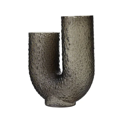 Abbildung von AYTM Vase Arura, schwarz, Höhe 40 cm, Breite 34 Glas