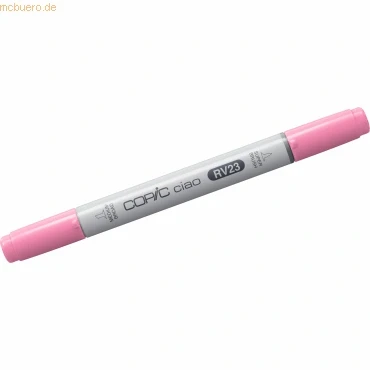 Abbildung von COPIC Ciao Marker Typ RV 23, Pure Pink, vielseitiger Layoutmarker, mit einer mittelbreiten und Brush Spitze