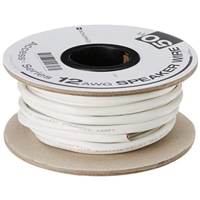 Abbildung von Monoprice 102816 Lautsprecherkabel, 15,2 m, 12 AWG, CL2, sauerstofffrei, reines Kupfer