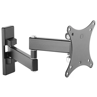 Abbildung von RICOO S7511 TV Wandhalterung, (bis 27 Zoll, schwenkbar neigbar ausziehbar Monitor Wand Halter VESA 100x100)