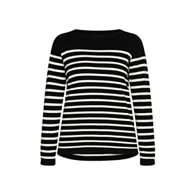 Abbildung von ALARY Women&#039;s Damen Strick Pullover 15326709 AL01, Schwarz Wollweiss, M Sweater, Medium