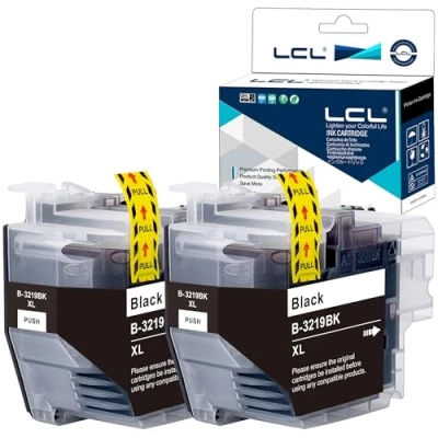 Abbildung von LCL Kompatibel Tintenpatrone LC3219 LC3217 LC 3219XL LC3219XL LC3219XLBK (3 Schwarz) Ersatz für Brother MFC J5335DW J5330DW J5730DW J5930DW J6930DW J6935DW J6530DW