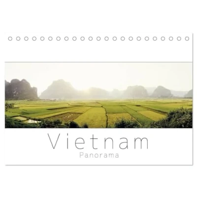 Abbildung von Vietnam Panorama (Tischkalender 2025 DIN A5 quer), CALVENDO Monatskalender: Kalender (Nord , Zentral Südvietnam)