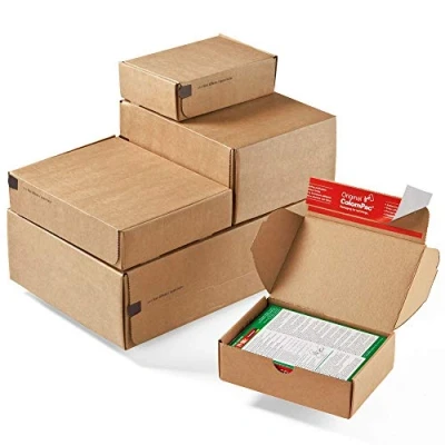 Abbildung von Versandkartons Modulbox, 19,2 x 15,5 4,3 cm, Havane 20 [CP080.04]