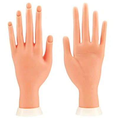 Abbildung von Aeromdale Nagelkunst Training Übungsmodell, flexibel, beweglich, weiche Hand.