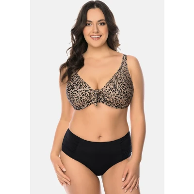 Abbildung von Vivisence Bikinitop, Damen, Größe: 95D, Beige/black