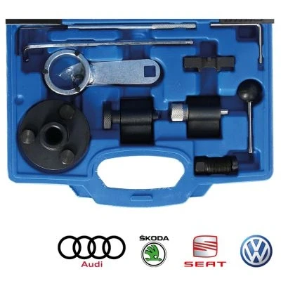 Abbildung von KS TOOLS BT591070 Einstellwerkzeugsatz, Steuerzeiten VOLKSWAGEN: Polo V Schrägheck, Passat B6 Variant, Jetta 4, AUDI: A6 C6 Avant, A4 B8 Allroad, Q5
