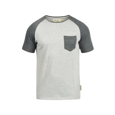 Abbildung von Indicode Jeans Rundhals Gresham Tshirt print, Herren, Größe: XL, Light grey
