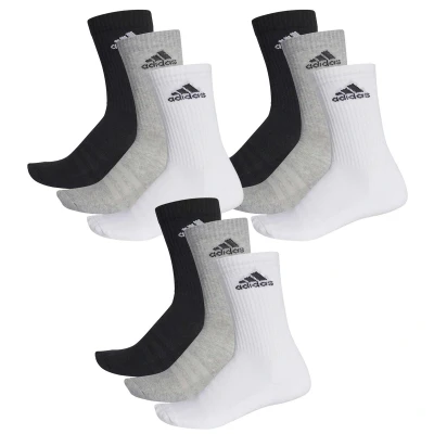 Abbildung von adidas Performance Multi Cushioned CREW 9 PACK Sportsocken, Größe: 49 51, Grey melange