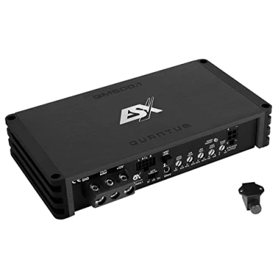 Abbildung von ESX QM500.1 Mono Class D Mini Digital Verstärker 500 Watt RMS Ausgangsleistung in schwarz