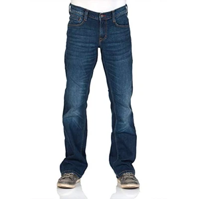 Abbildung von Mustang Oregon Jeans Bootcut, Herren, Größe: 32x32, Mid blue