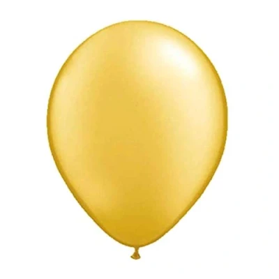 Abbildung von Goldballons Metallic 10 Stück