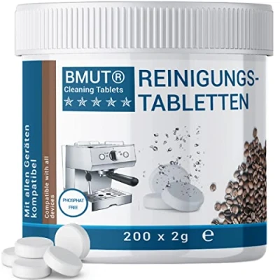Abbildung von 200x 2g Reinigungstabletten für Kaffeevollautomaten, Kapselmaschinen &amp; Kaffeemaschinen hocheffektive Reinigungstabs alle Hersteller