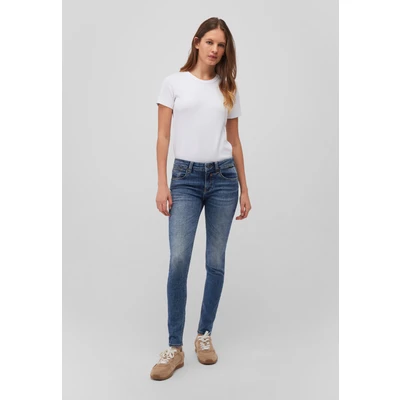 Abbildung von Mavi Adriana Jeans Skinny Fit, Damen, Größe: 27x30, Mid brushed venice