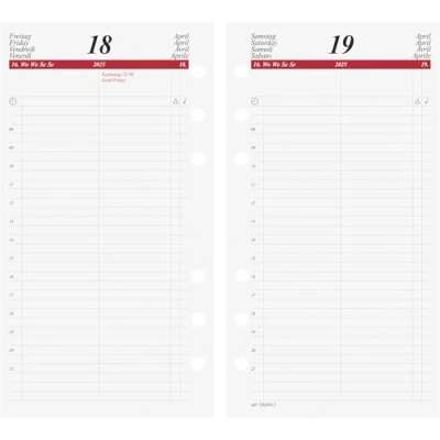 Abbildung von rido/idé Tageskalendarium Timing 2 (2025), 1 Seite = Tag, 93 x 172 mm, 448 Seiten