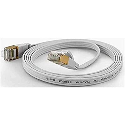Abbildung von wantecWire 7002 Extradünne Patchkabel mit TOP Qualität weiß, Länge 0.2m