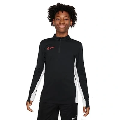 Abbildung von Nike Performance DF Drill Unisex Langarmshirt für Kinder, Größe: 128 140, Black/white/bright crimson