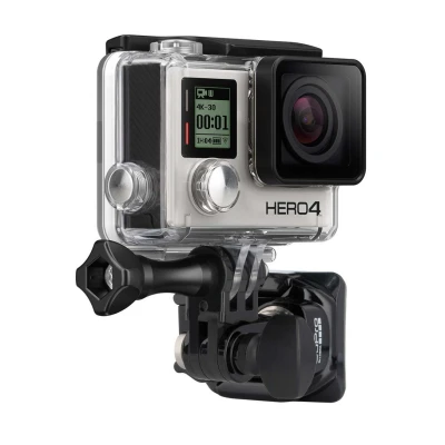 Abbildung von GoPro Helmfront mit Seitenhalterung, kompatible Kameras