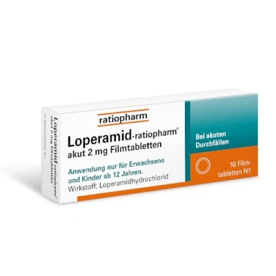 Abbildung von Loperamid ratiopharm akut 2 mg 10 St
