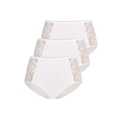 Abbildung von Teyli 3 PACK Slip, Damen, Größe: Large, White