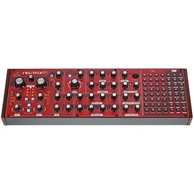 Abbildung von Behringer NEUTRON Paraphonic Analog and Semi Modular Synthesizer with Dual 3340 VCOs, Multi Mode VCF, 2 ADSRs, BBD Delay Overdrive Circuit in a Eurorack Format