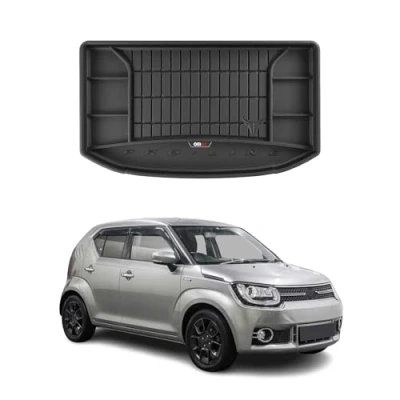 Abbildung von Kofferraumwanne Laderaumwanne kompatibel mit Suzuki Ignis 2016 2023 OMAC Premium 3D Schwarz