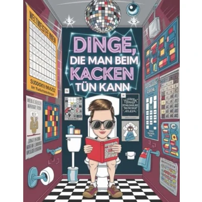 Abbildung von Dinge, Die Man Beim Kacken Tun Kann: Über 150 Rätsel zum Lösen auf der Toilette
